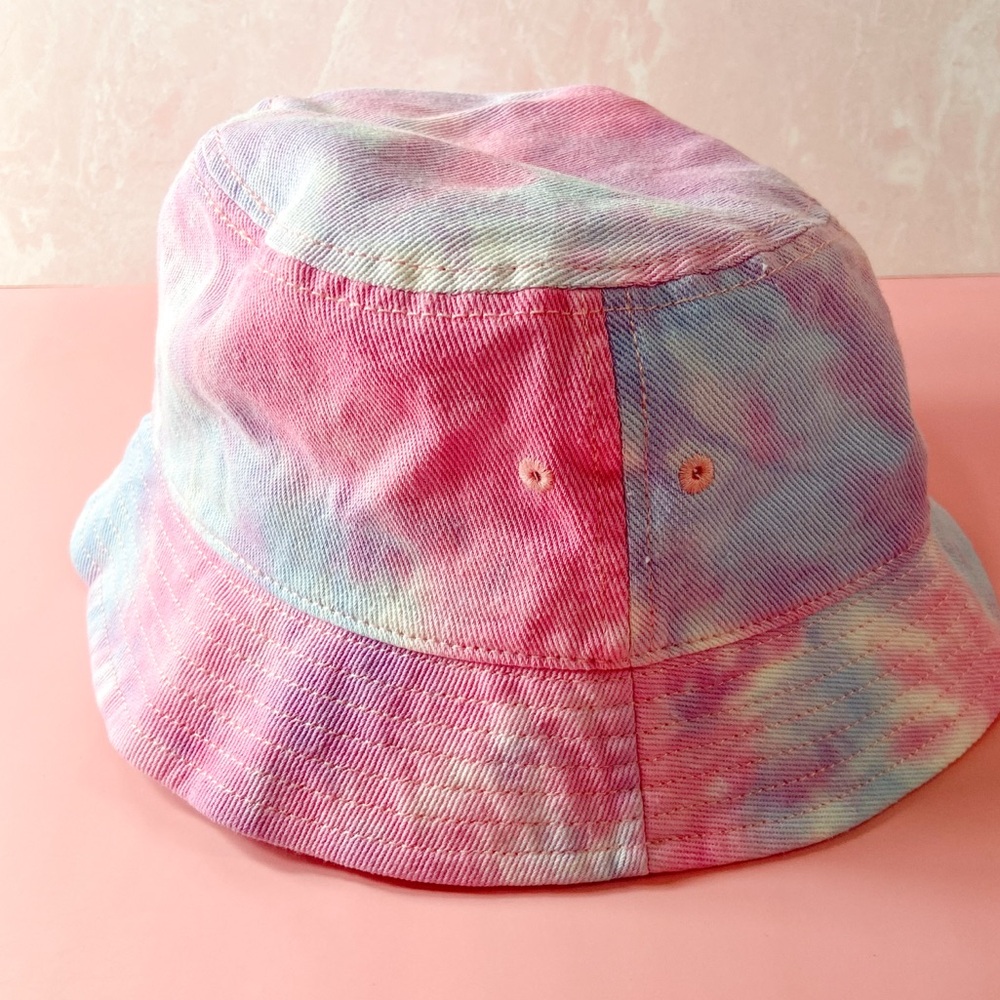 Pastel Bucket Hat for Beach or Pool Day. Summer Accessories